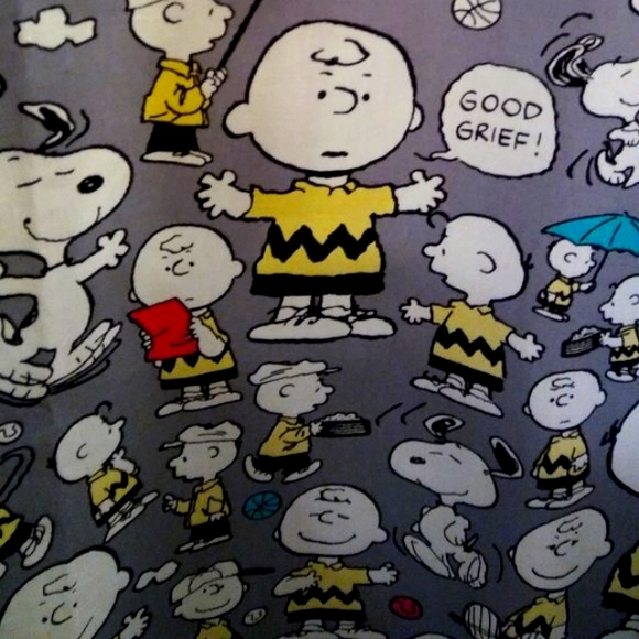 NWT TOONIFORMS Peanuts/Charlie Brown and Snoopy scrub top. XL - Picture 2 of 9